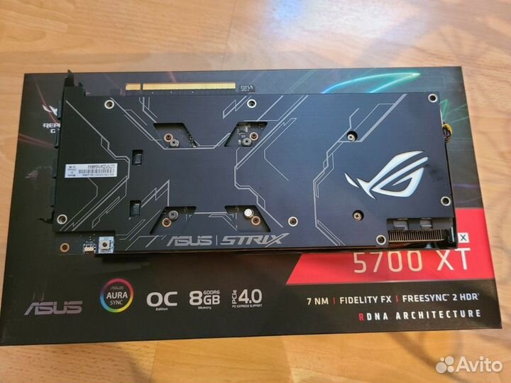 Asus ROG strix RX 5700XT 8гб