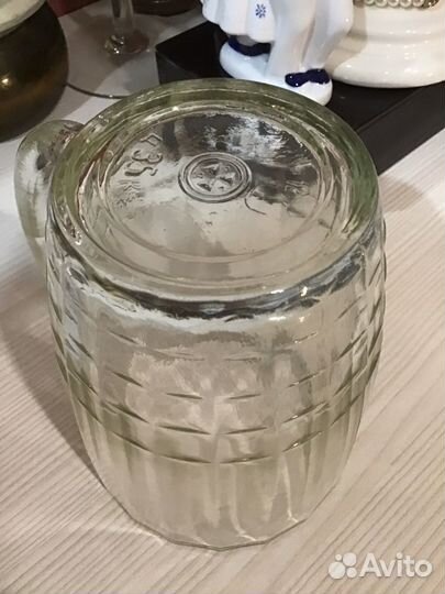 Кружка пивная 0.5л СССР Уршельское стекло