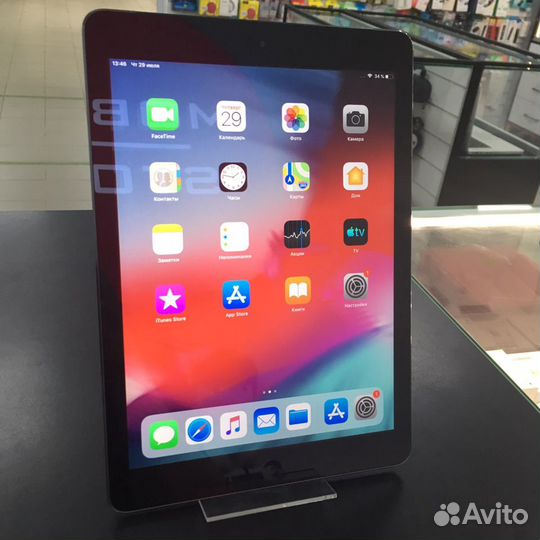 Планшет Apple iPad Air 16Gb Wifi+Cellular Space Gr