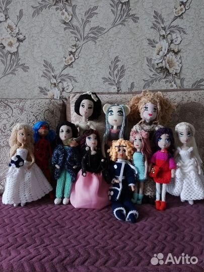 Вязанные игрушки ручной работы