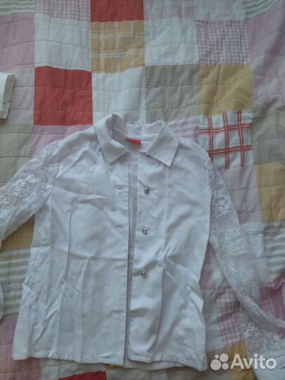 Рубашка для девочки, 134 и 140