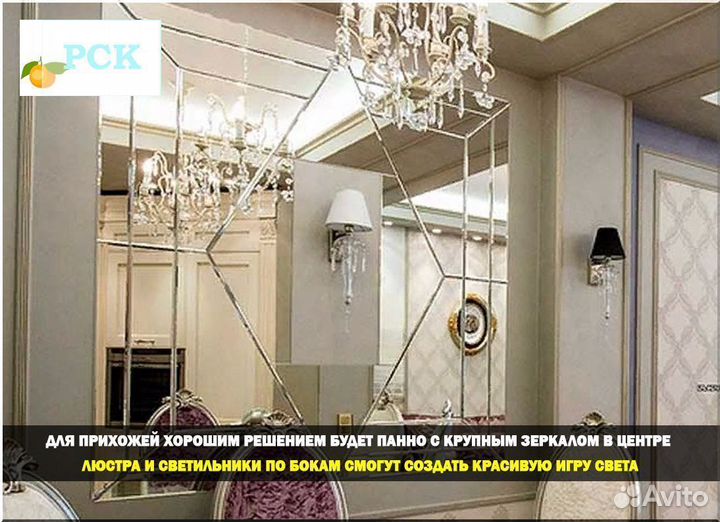 Зеркало панно