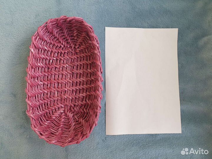 Корзина плетеная интерьерная ручная работа