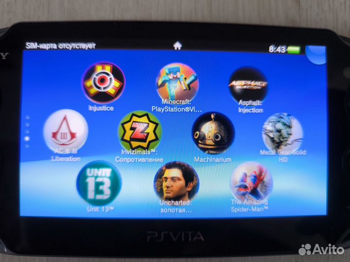 Sony ps vita прошитая 64gb