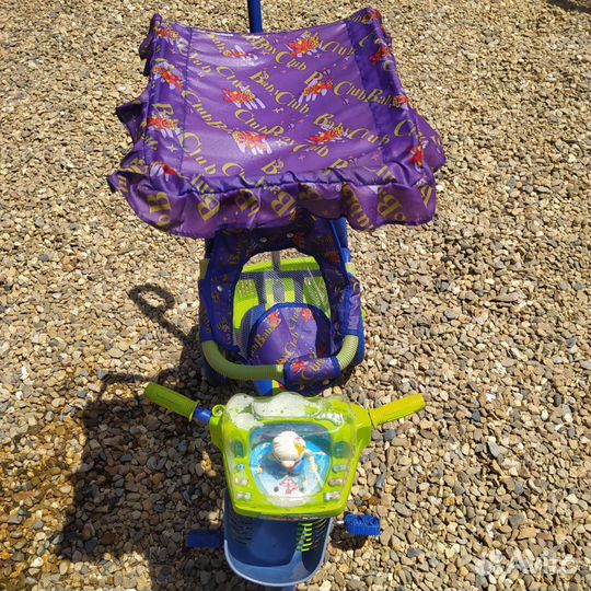 Велосипед детский 3-х колесный с ручкой