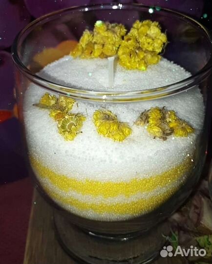 Свечи насыпной воск