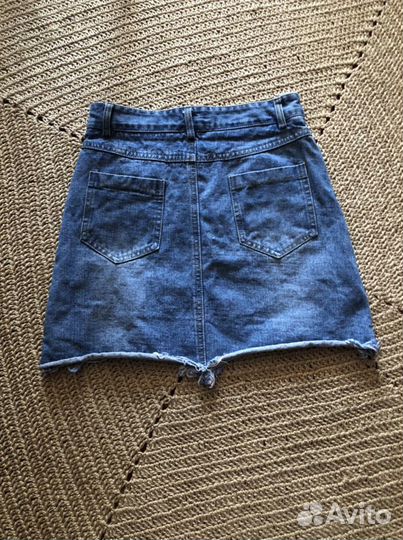 Юбка джинсовая