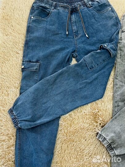 Джинсы джоггеры