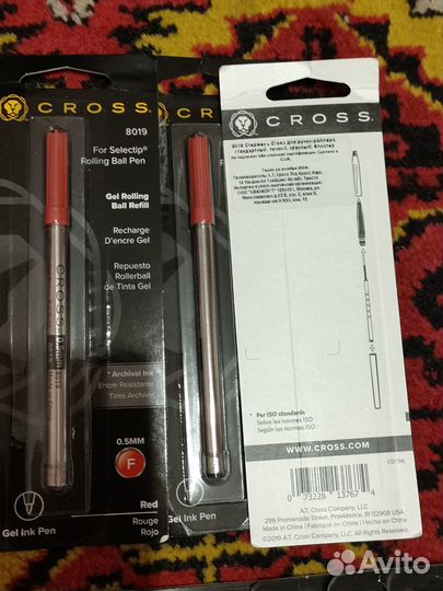 Стержни cross/ стержни, картриджи Pierre Cardin