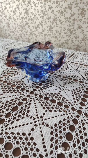 Пепельница, ваза стеклянная