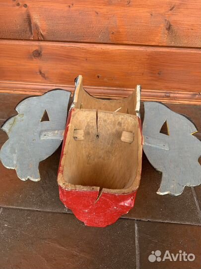 Маска Шри-Ланка, дерево, резьба, роспись, 47x54см