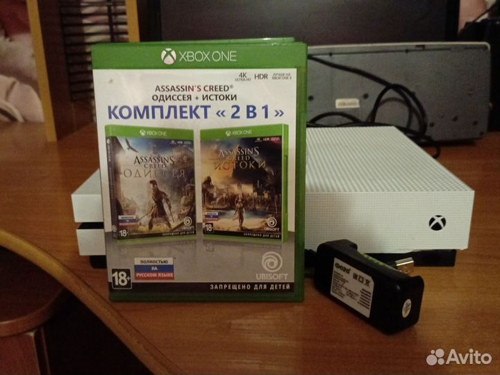 Xbox One s 1tb с играми