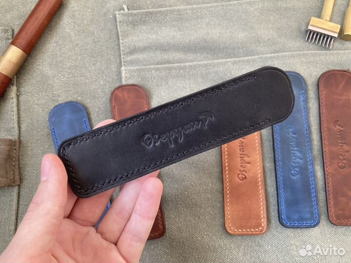 Футляр для ручки из кожи