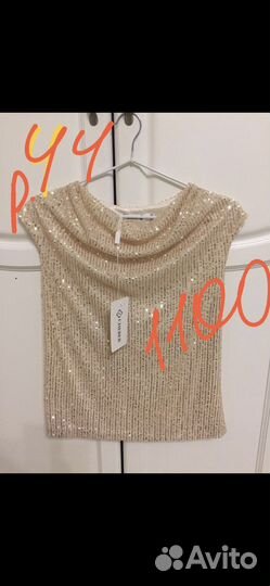 Нарядный Топ новый размер 42/44