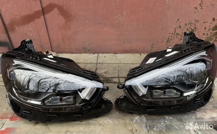 Фары передний на mercedes w213 рейсталинг