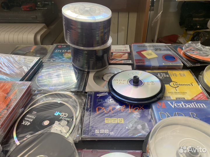 Чистые CD-R и DVD-R RW