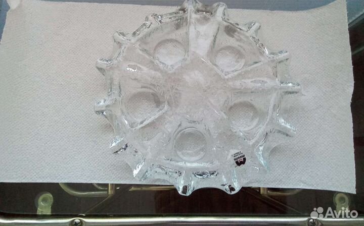 Подсвечники Муурла.стекло Финляндия