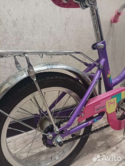 Велосипед для девочки Novatrack Tetris 14