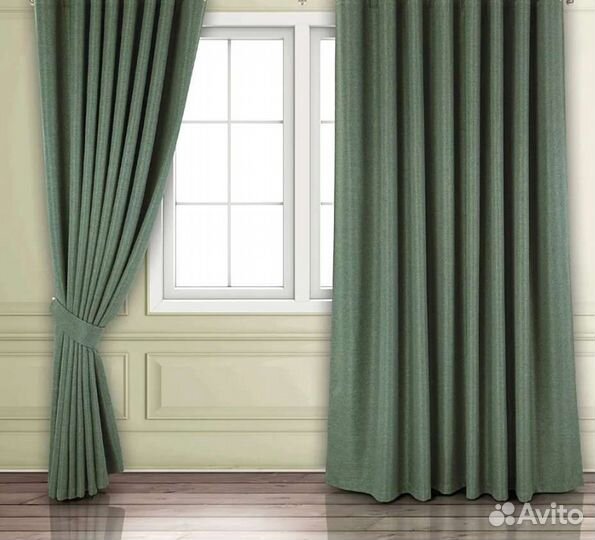 Ткань для штор Рогожка