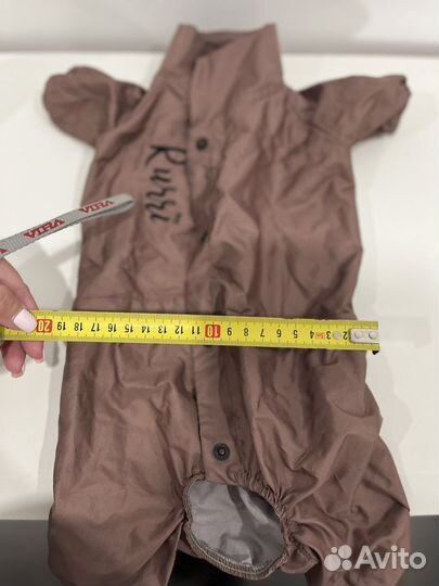 Дождевик для маленькой собаки (мальчика)