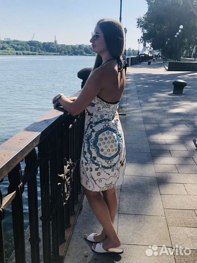 Летний легкий сарафан 46