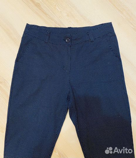 Брюки в горошек S Италия хлопок