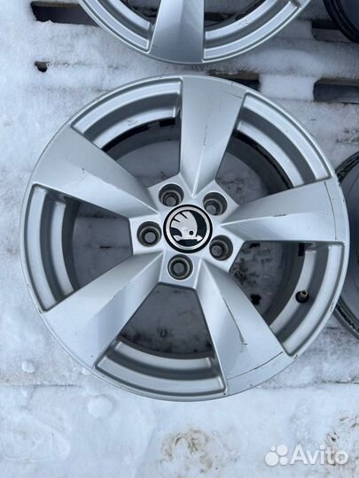 Литые диски Skoda 5х100 R15