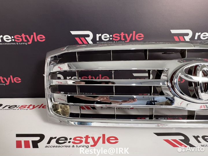 Решетка радиатора Land Cruiser 100 3м 05-07г Хром