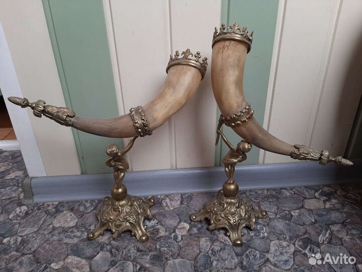 Антикварная статуэтка бронза