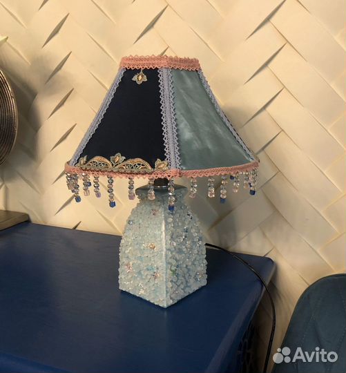 Лампа настольная ручной работы
