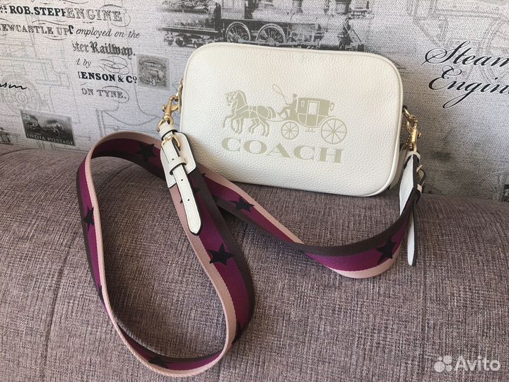 Сумка Coach Jes Jamie Camera Bag кожа оригинал