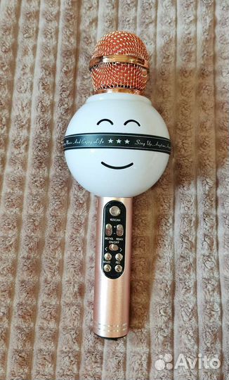 Беспроводной караоке микрофон-колонка 