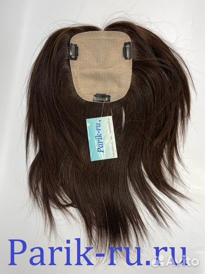 Накладка из натуральных волос. Цвет разный