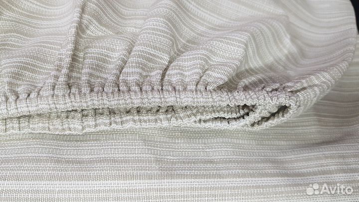 Простынь льняная на резинке