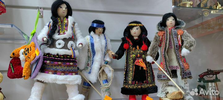 Кукла ручной работы, дерево