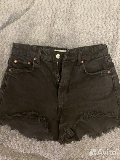 Шорты zara черные