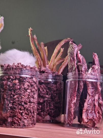 Оптом Говяжье лёгкое сушёное Лакомство для собак