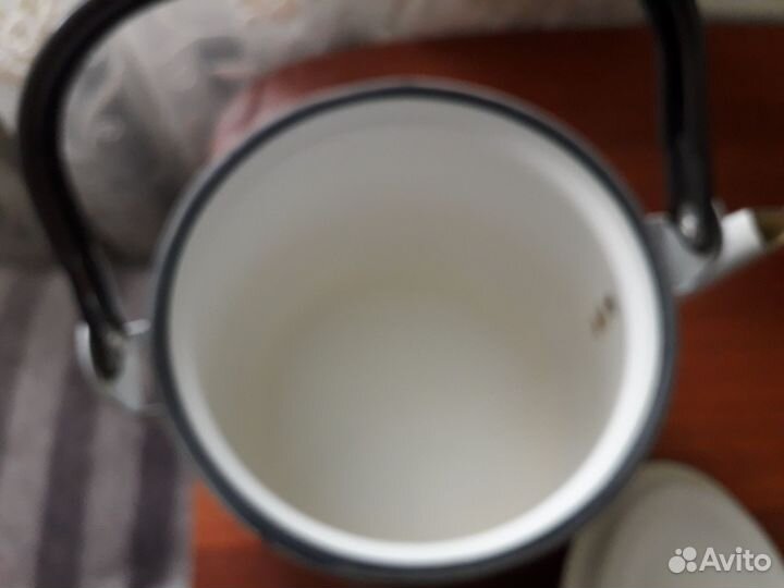 Чайник эмалированный бу