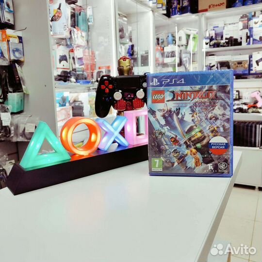 Диск на PS4 Lego Ninjago movie videogame
