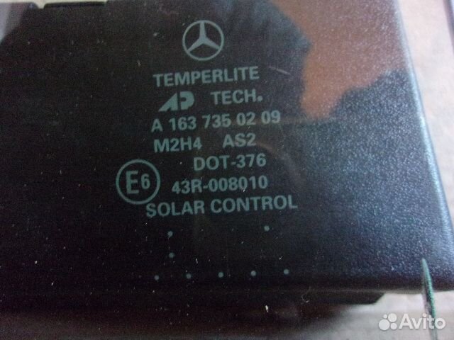 Mercedes ML W163, форточка двери задняя правая