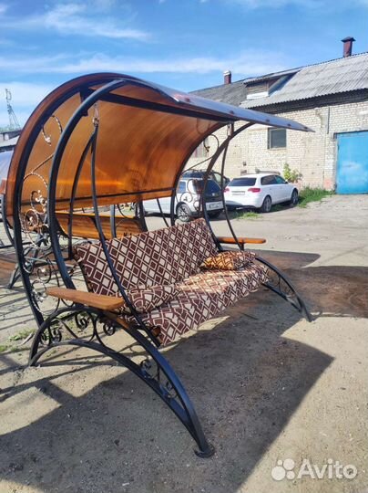 Садовые качели премиум