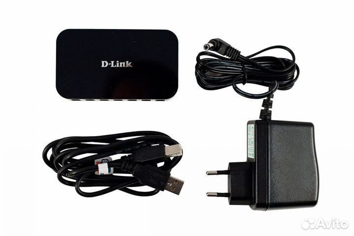 USB 2.0 хаб 7 портов D-Link DUB-H7 (б/у)