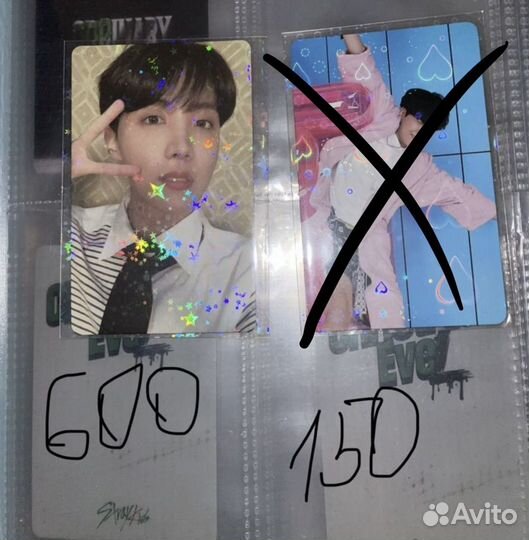 Официальные карточки bts Джей Хоупа