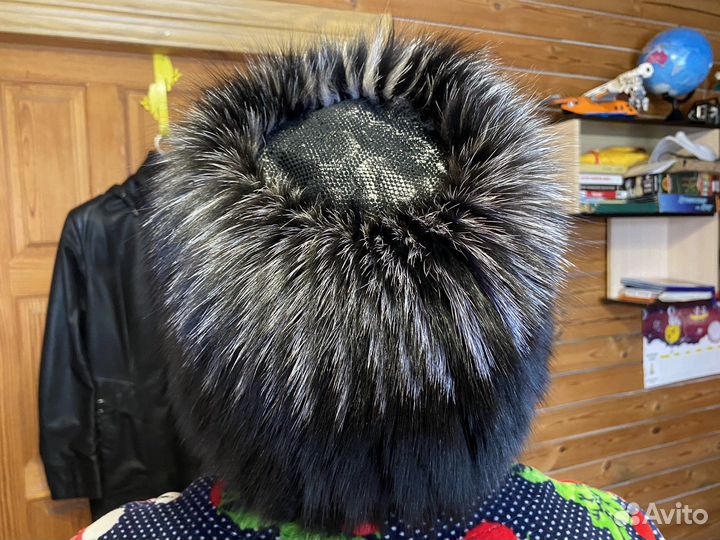 Норковая женская шапка