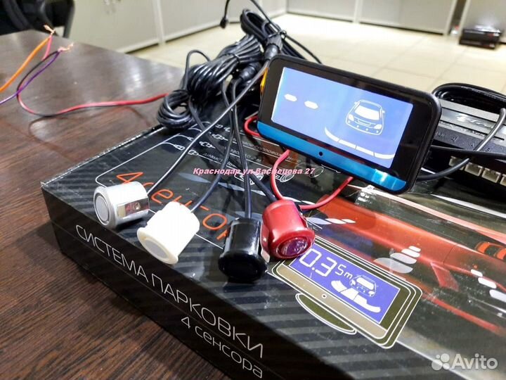 Парковочный радар 4 датчика