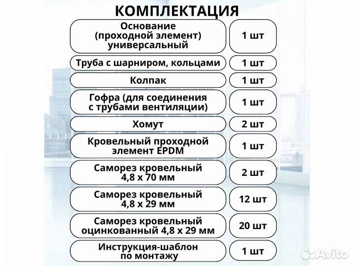 Вентиляционная труба для профнастила ral7024