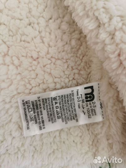 Теплая кофта для девочки 2-3 года