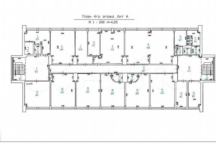 Офисные помещения от 50 до 600 м²