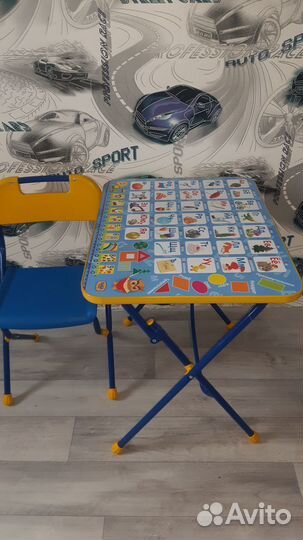 Детский стол и стул