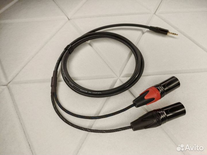 Jack 3,5 st на 2 xlr штекер Canare l-4e5at